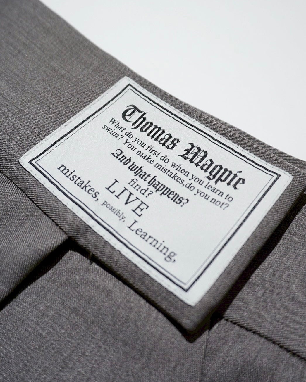9月入荷予定】THOMAS MAGPIE（トーマスマグパイ）｜Velcro Trousers