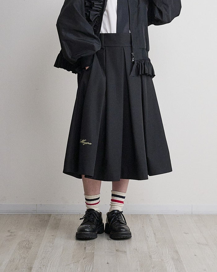THOMAS MAGPIE(トーマスマグパイ)|T/R Chambray Skirt|2263605