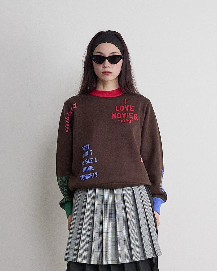 THOMAS MAGPIE(トーマスマグパイ)|14G W Jacquard Knit Pullover|2263701