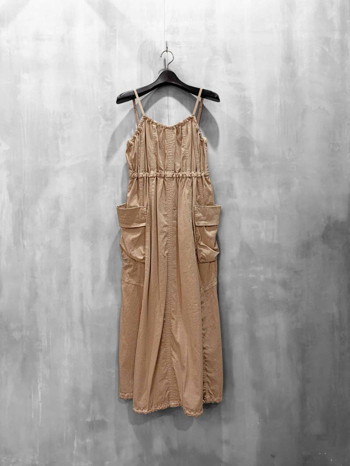 DOUBLE STANDARD CLOTHING(ダブルスタンダードクロージング)|ツーバスダイドニットカーゴワンピース|0201-420-261