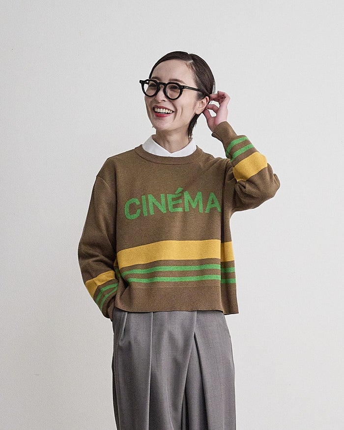 THOMAS MAGPIE(トーマスマグパイ)|14G W Jacquard Knit『CINEMA』|2263703