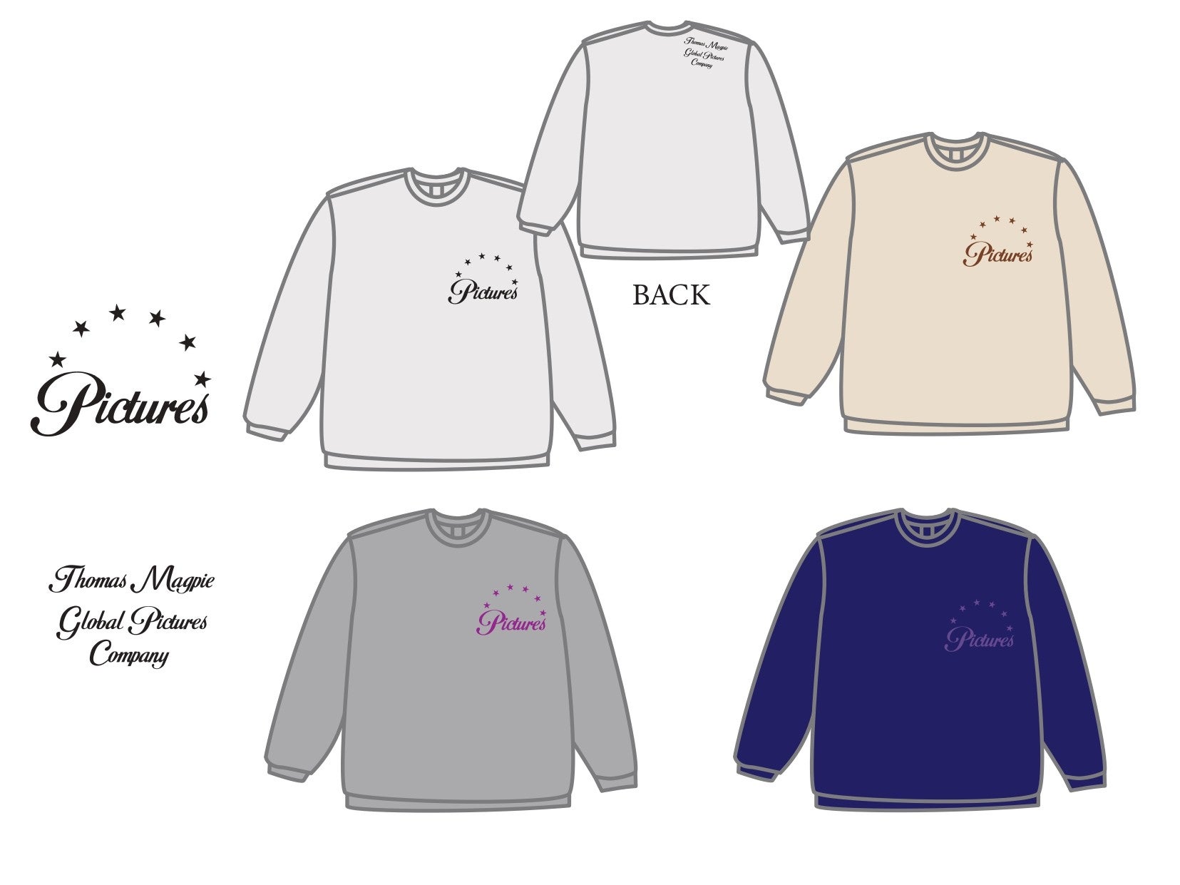 9月入荷予定】THOMAS MAGPIE（トーマスマグパイ）｜C/T Sweat(Middle