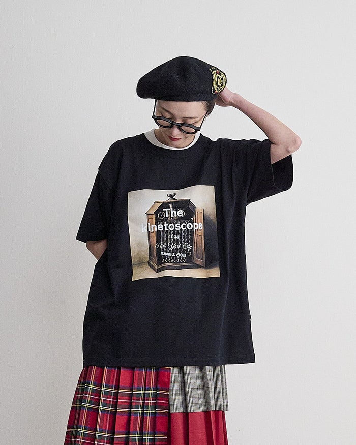 THOMAS MAGPIE(トーマスマグパイ)|40/2 Classic天竺 T-shirts(BIG)『The kinetoscope』|2263854