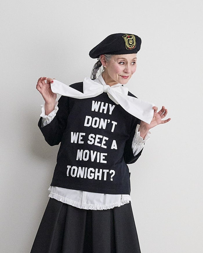 THOMAS MAGPIE(トーマスマグパイ)|40/2 Classic天竺 Long T-shirts『WHY DON'T WE SEE A MOVIE TONIGHT?』|2263836
