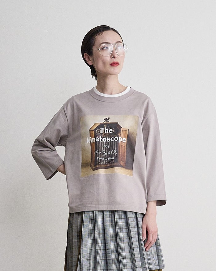 THOMAS MAGPIE(トーマスマグパイ)|40/2 Classic天竺 Long T-shirts『The kinetoscope』|2263839
