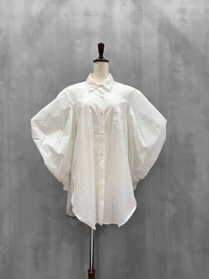 Lallia Mu(ラリア・ムー)|マトンスリーブシャツ|2611626