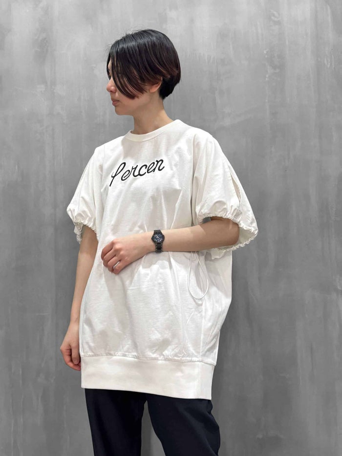 1% SHUHEI OGAWA(イチパーセント シュウヘイオガワ)|ロゴ刺繍Tシャツ|26S-T-14