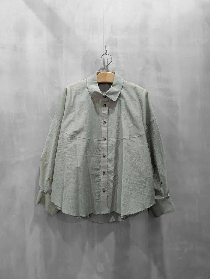 HERENCIA(ヘレンチア)|Sleeve Button-up Blouse|H426124