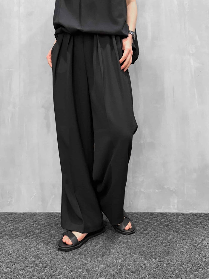 MARGAUX VINTAGE(マルゴーヴィンテージ)|センタープレスウエストゴムパンツ|MG PT-26057-S