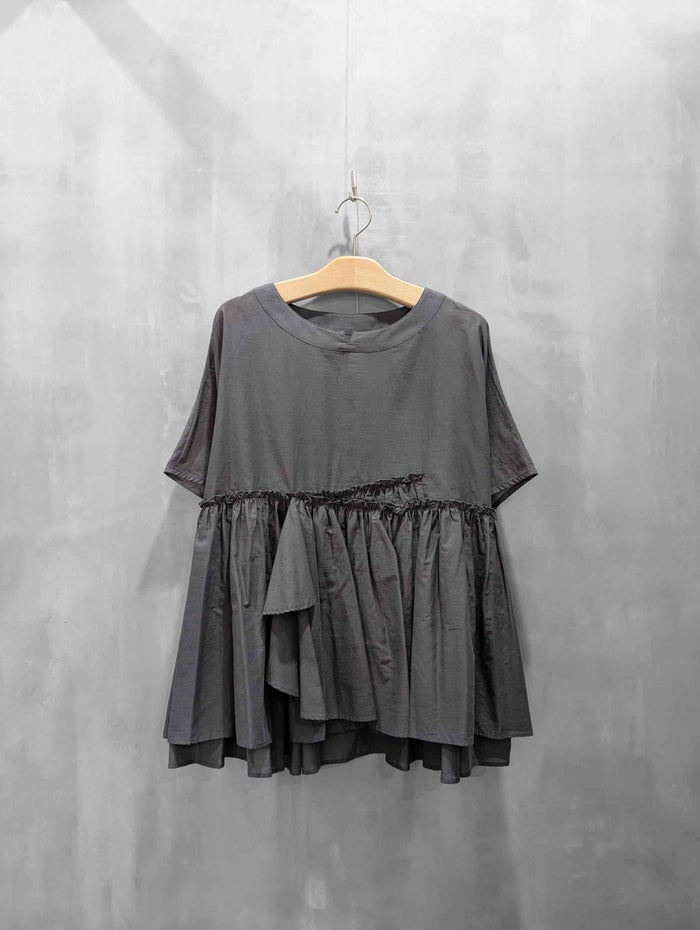ayane(アヤン)|コットンボイルギャザー切り替えブラウス|826522