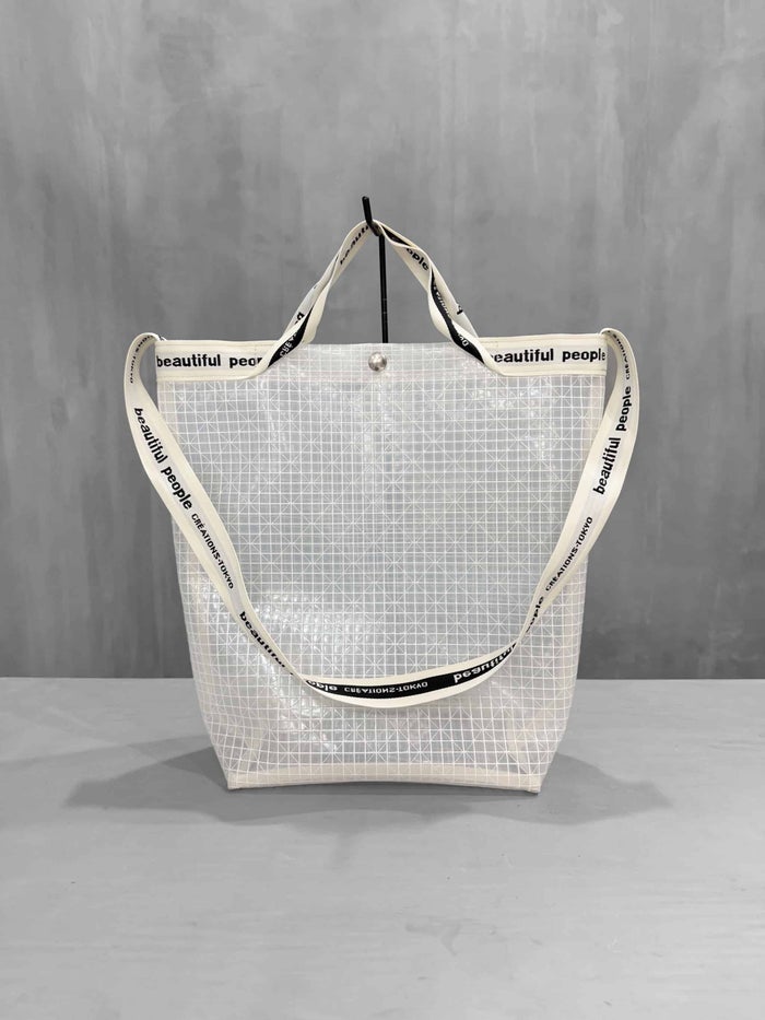 beautiful people(ビューティフルピープル)|Vinyl logo tape shoulder bag|1616611931