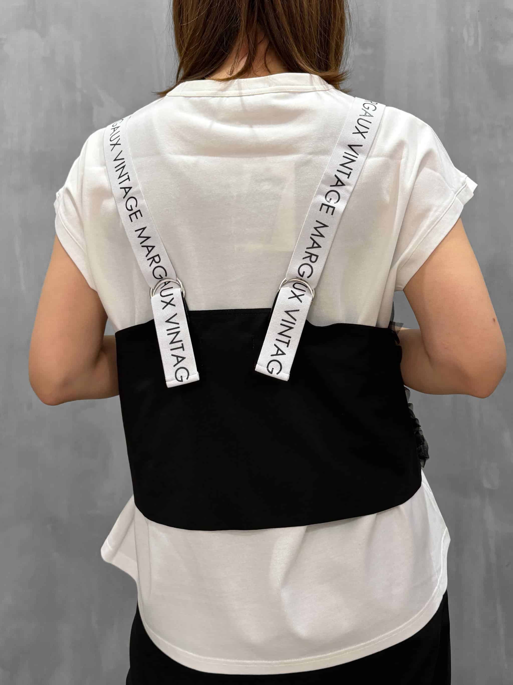 MARGAUX VINTAGE（マルゴーヴィンテージ）｜frill short bustier｜MG