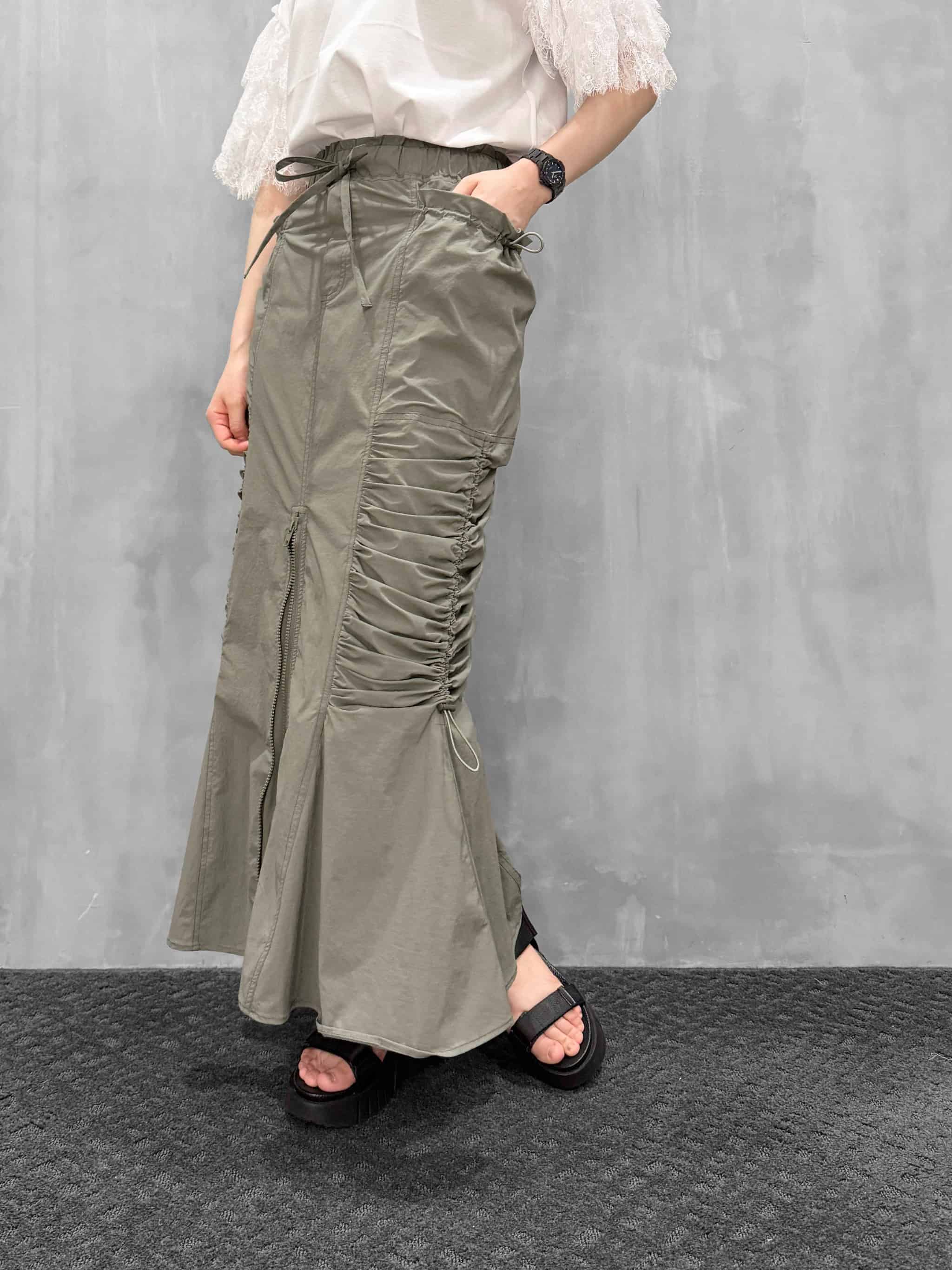 RISLEY（リズレー）｜Zip shearing skirt｜R2601-ZSS966 | MFG WEBSTORE