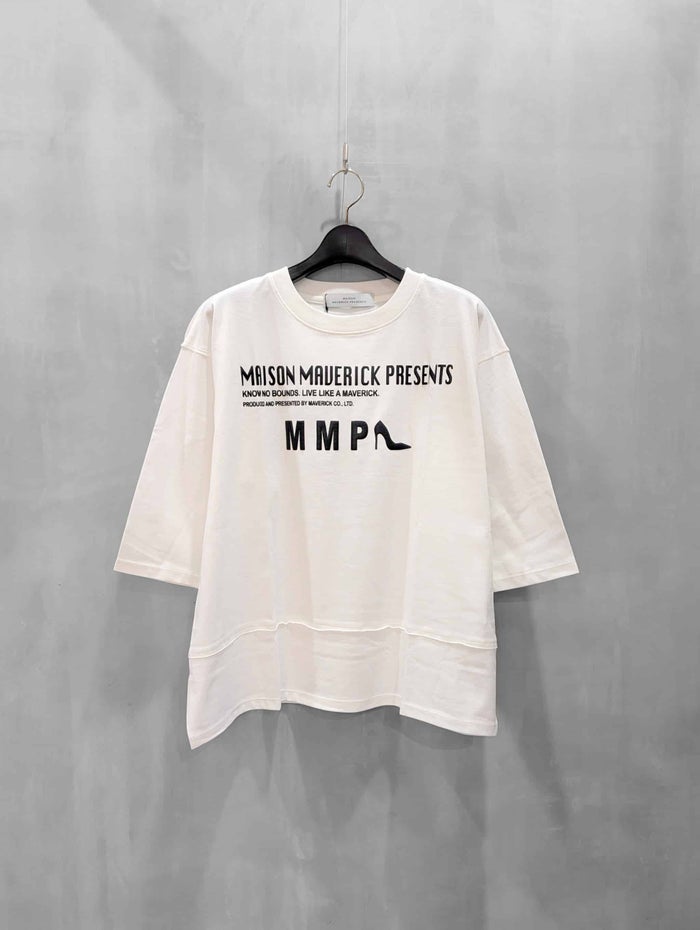 【10%OFFセール】MAISON MAVERICK PRESENTS(メゾンマヴェリックプレゼンツ)|MMP Heel Printed Tee|MM5159
