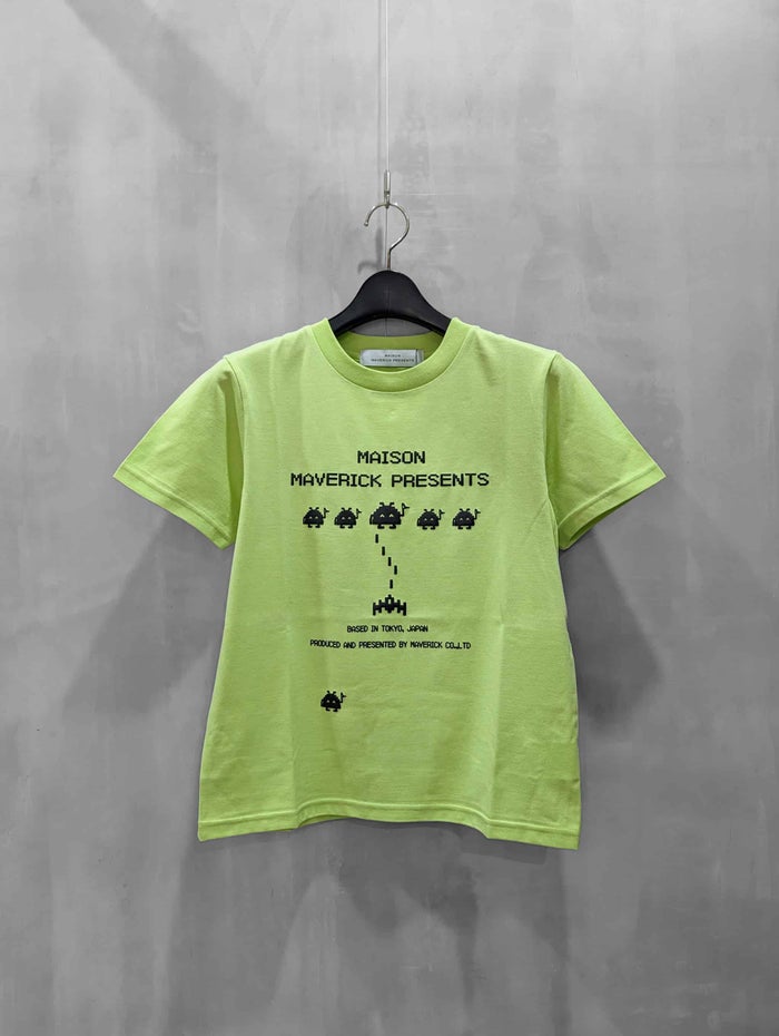 【10%OFFセール】MAISON MAVERICK PRESENTS(メゾンマヴェリックプレゼンツ)|SPACE INVADERS Printed Tee|MM5161