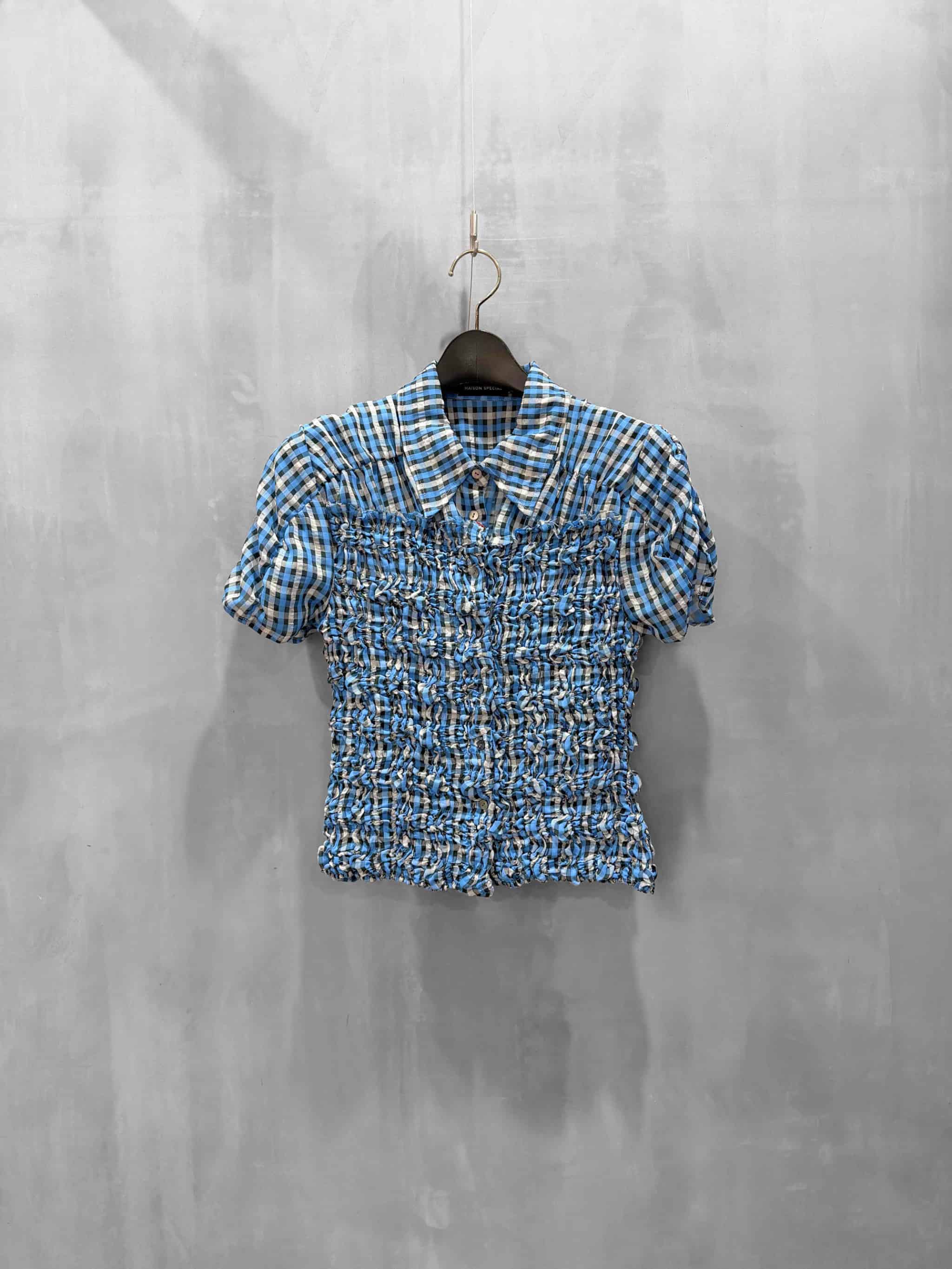 MAISON SPECIAL（メゾンスペシャル）｜Shirring French Sleeve Shirt 