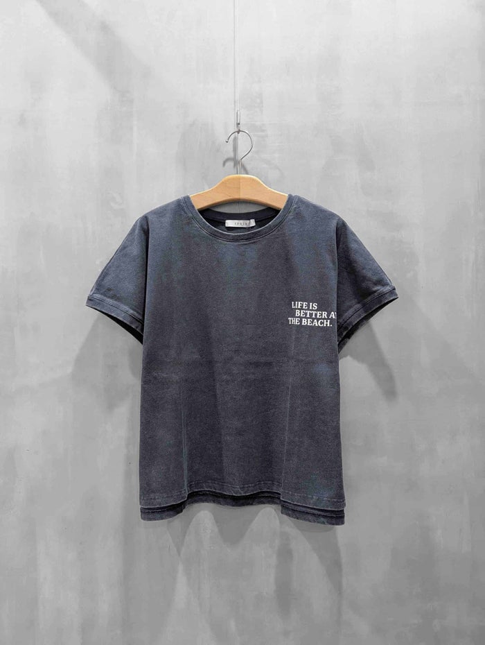 trois(トロワ)|ピグメント ラウンド Tシャツ|T261-82064