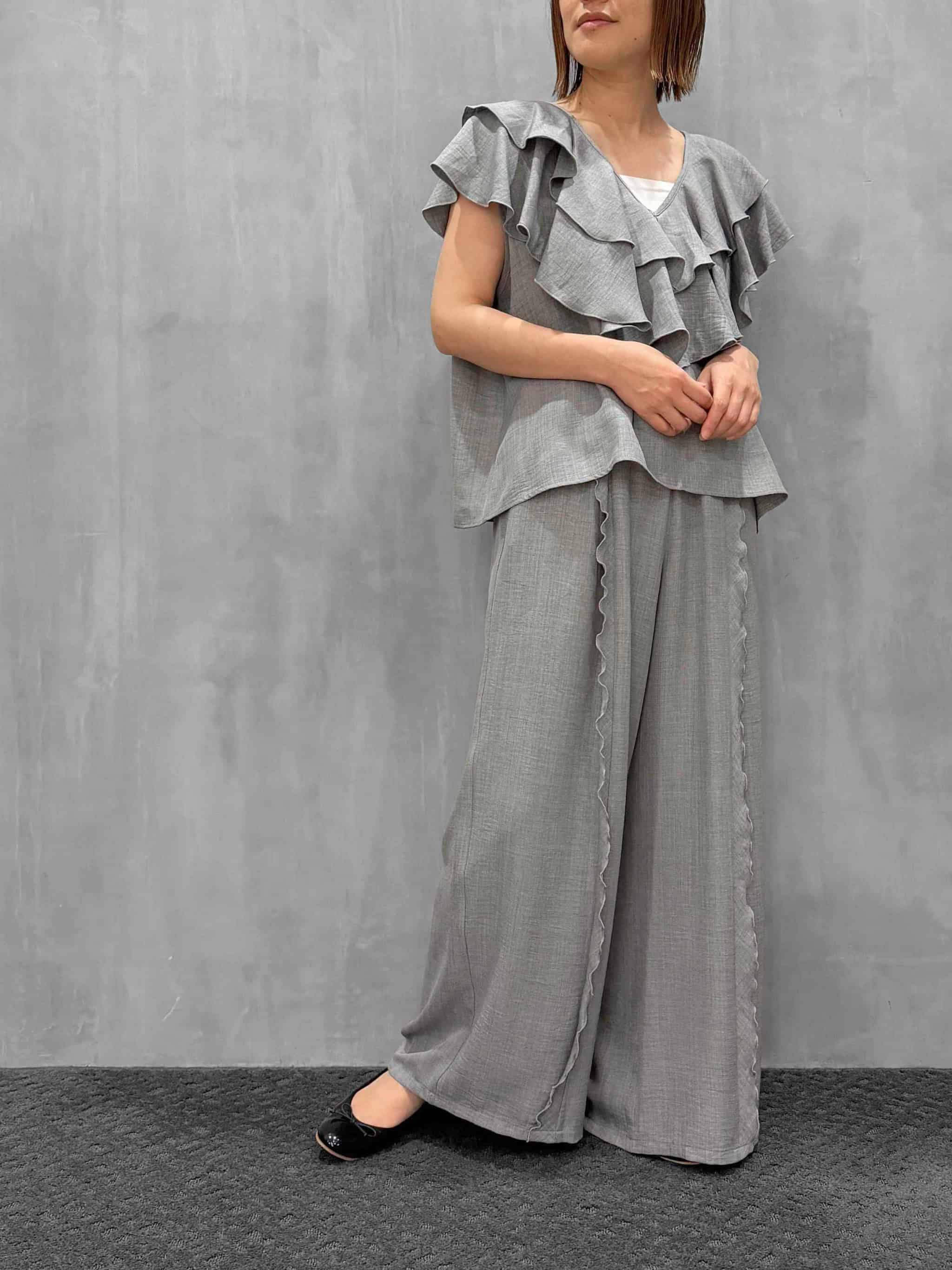 CYAN TOKYO（シアントーキョー）｜layer frill french tops｜601481