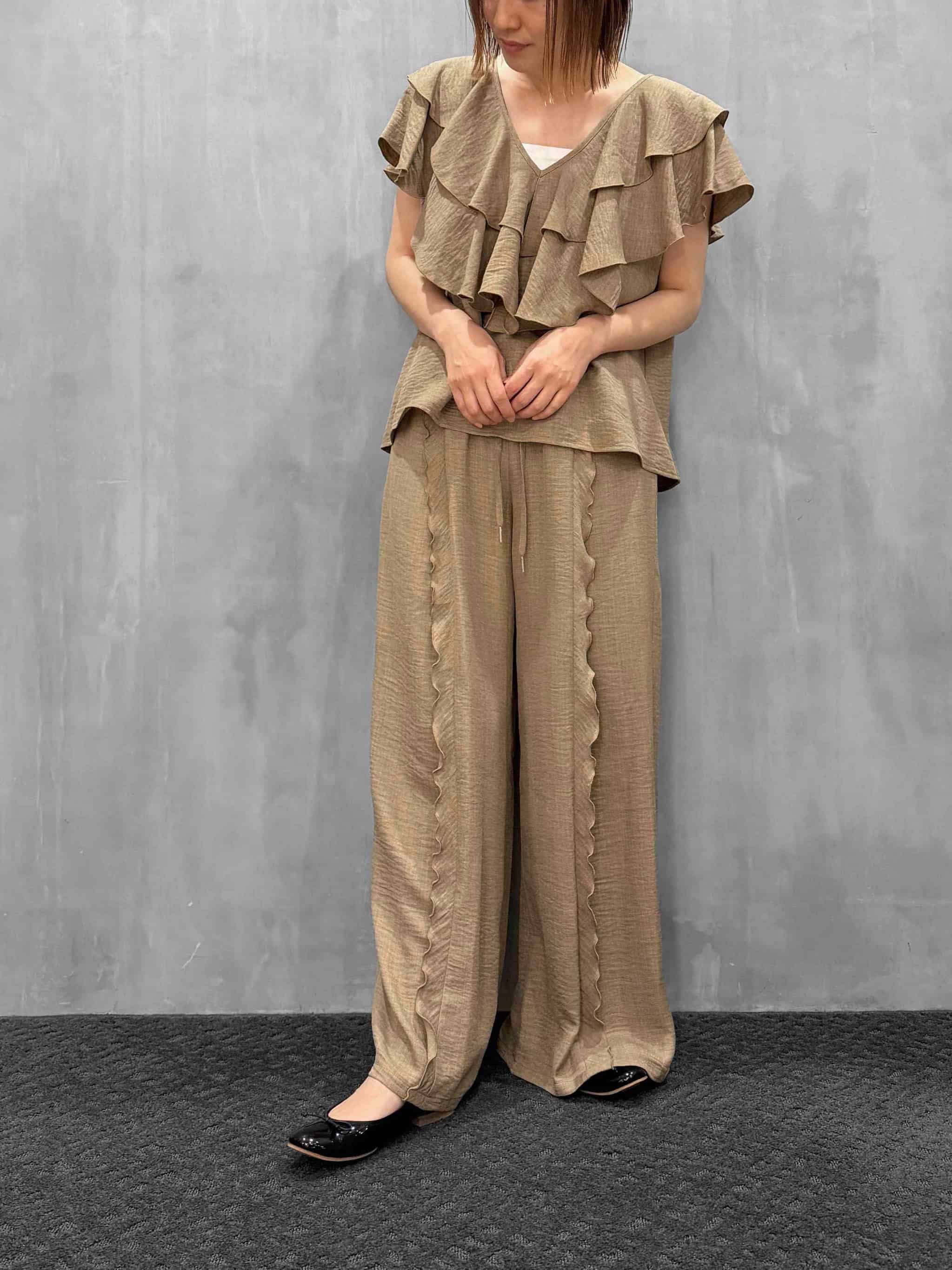 CYAN TOKYO（シアントーキョー）｜layer frill french tops｜601481