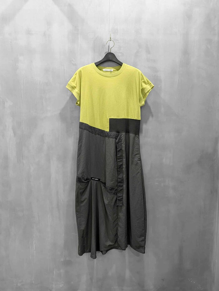 MARECHAL TERRE(マルシャルテル)|Asymmetry Combo dress|ZMT263OP221