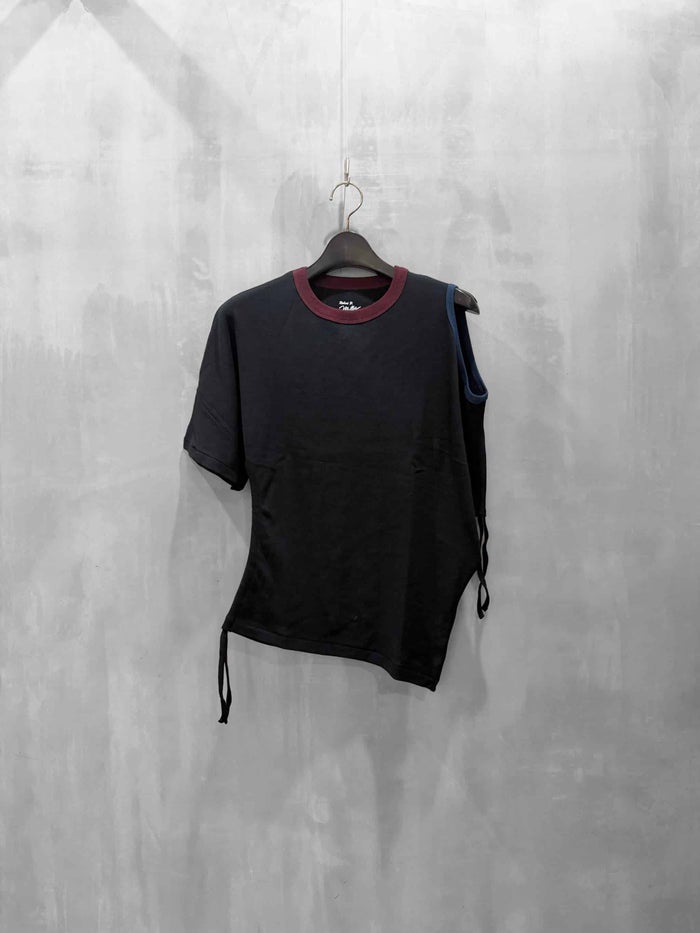 beautiful people(ビューティフルピープル)|Miller double-neck multi color T-shirt|1646310003