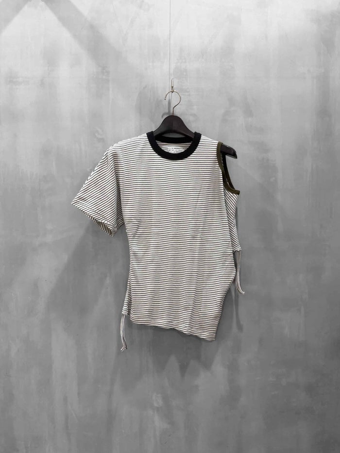 beautiful people(ビューティフルピープル)|Miller double-neck multi color T-shirt|1646310003