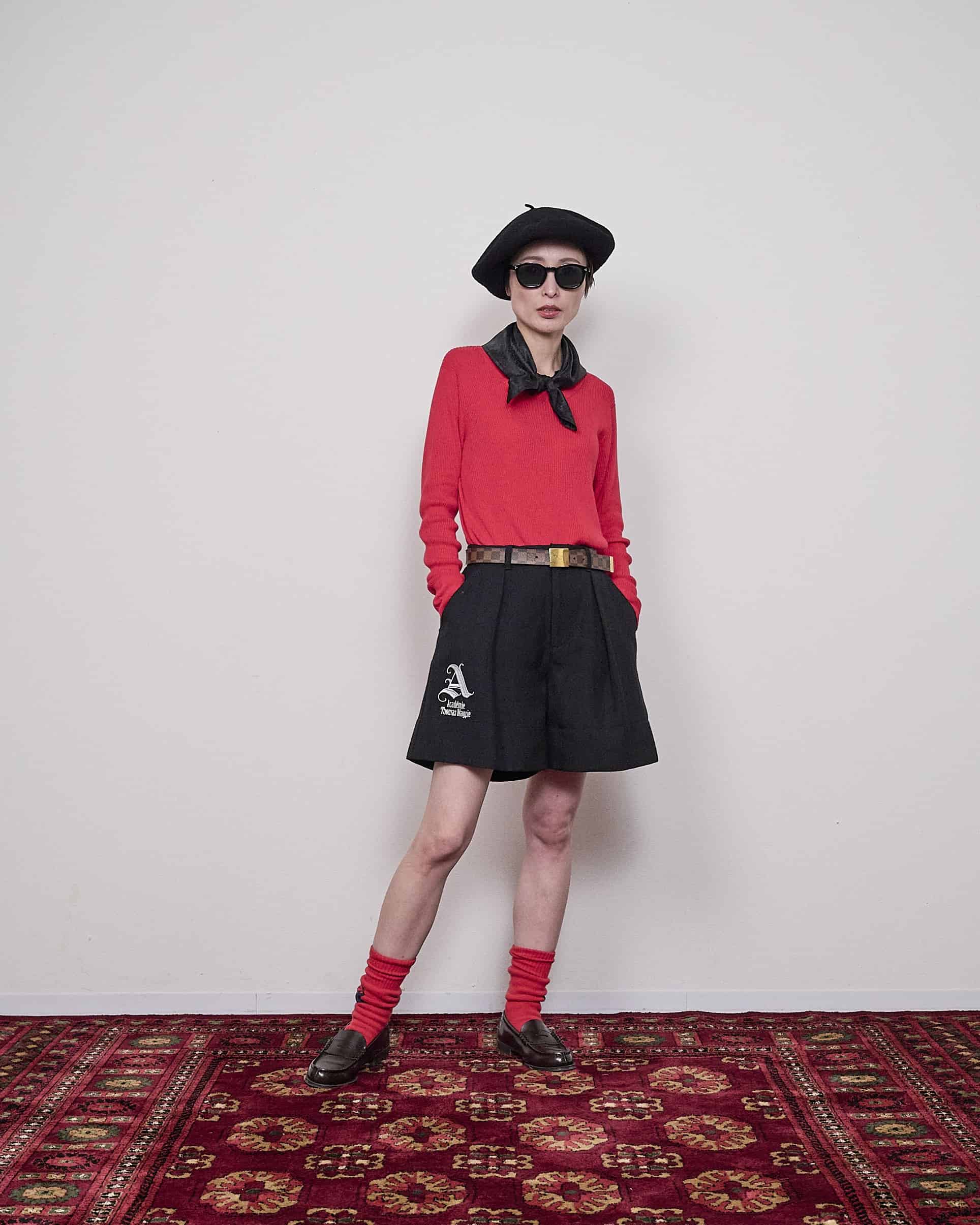 10月入荷予定】THOMAS MAGPIE（トーマスマグパイ）｜T/R Stripe shorts