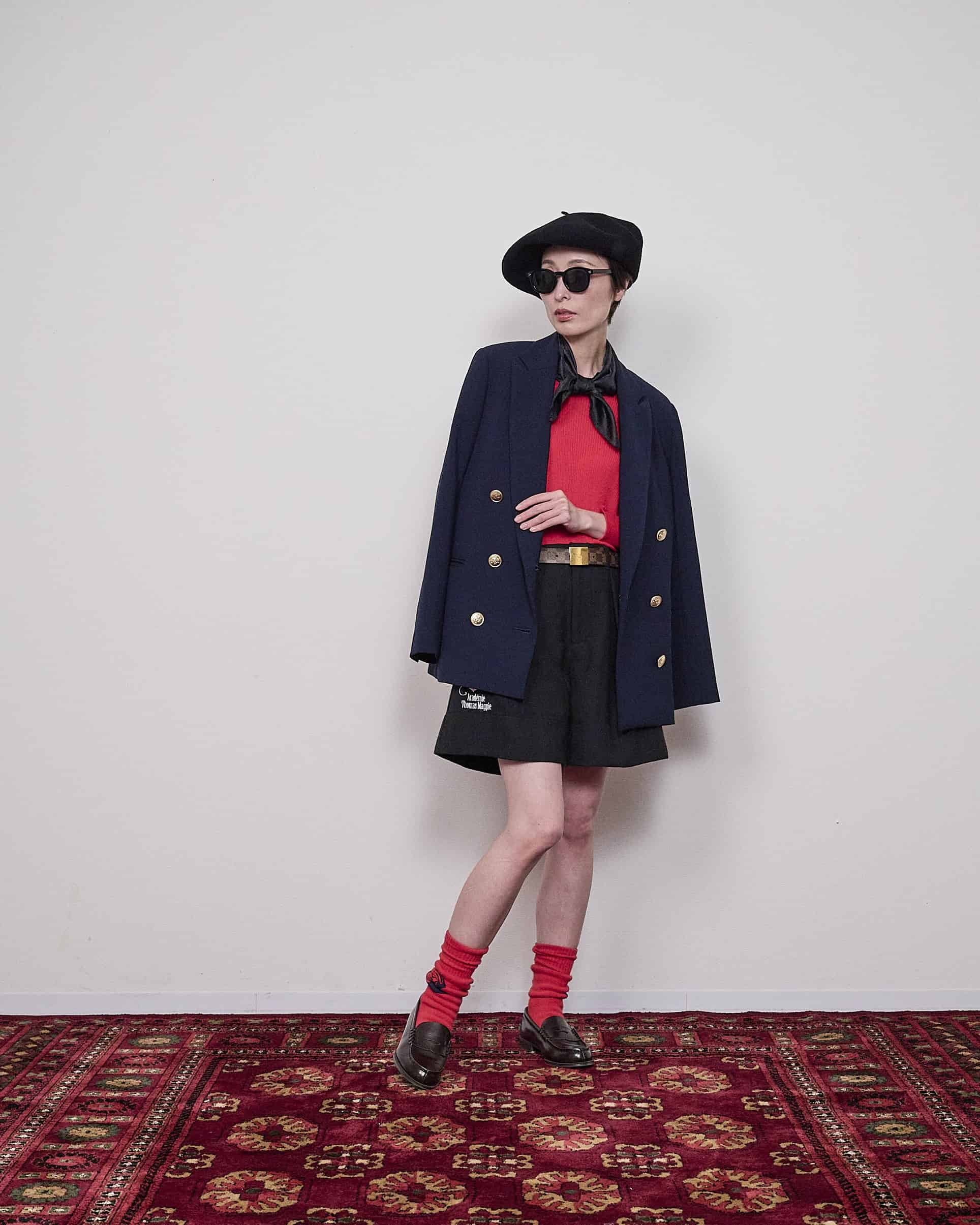 10月入荷予定】THOMAS MAGPIE（トーマスマグパイ）｜T/R Stripe shorts