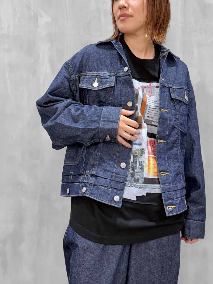 beautiful people(ビューティフルピープル)|double-end left hand twill denim blouson 26PF|1646102034