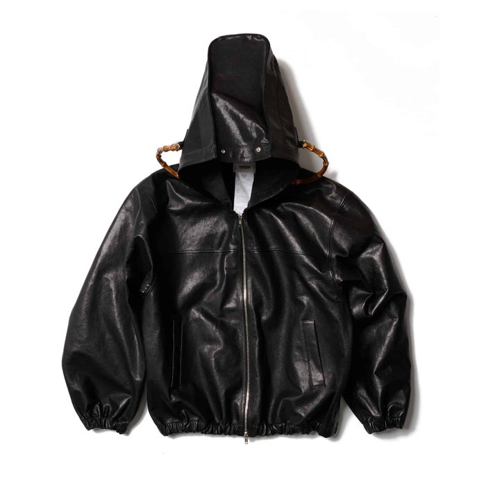 doublet(ダブレット)|HOOD BAG LEATHER JACKET|27SS14BL278