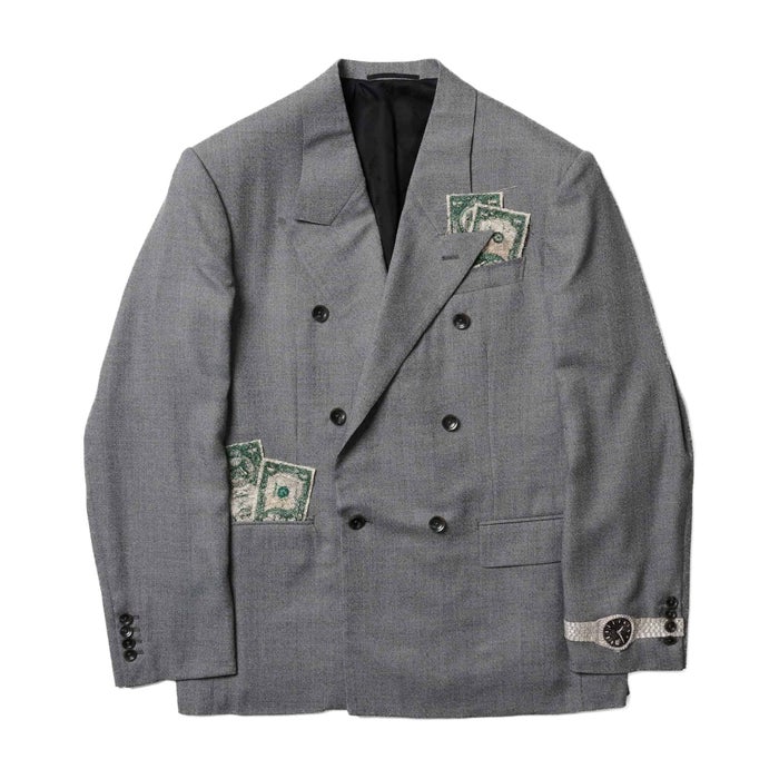 doublet(ダブレット)|MONEY EMBROIDERED TAILORED JACKET|27SS02JK091