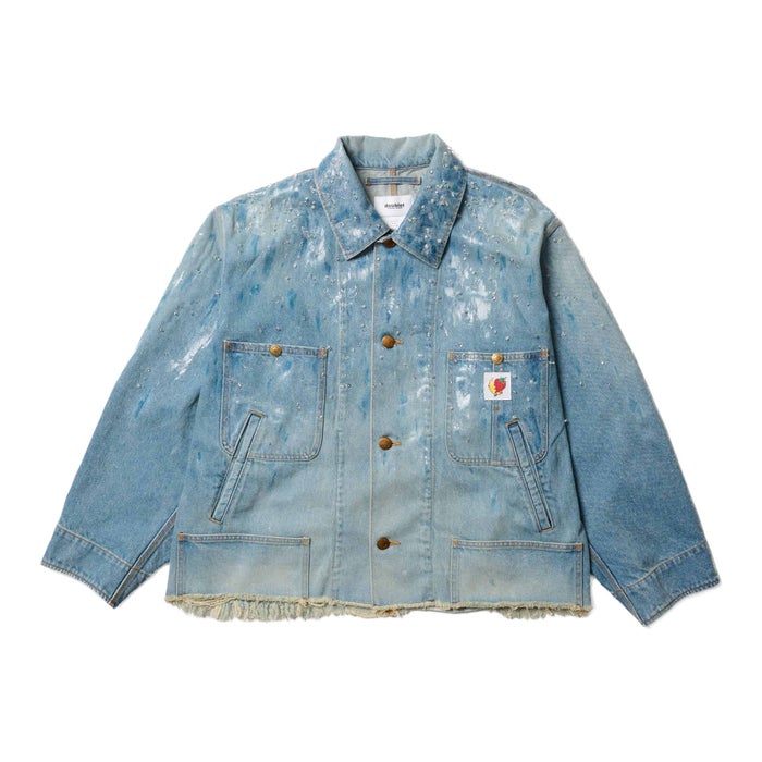 doublet(ダブレット)|WET LOOK DENIM COVERALL|27SS23BL281
