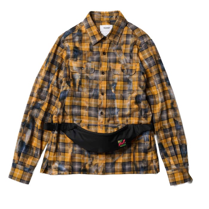 doublet(ダブレット)|WAIST POUCH FLANNEL SHIRT|27SS10SH182