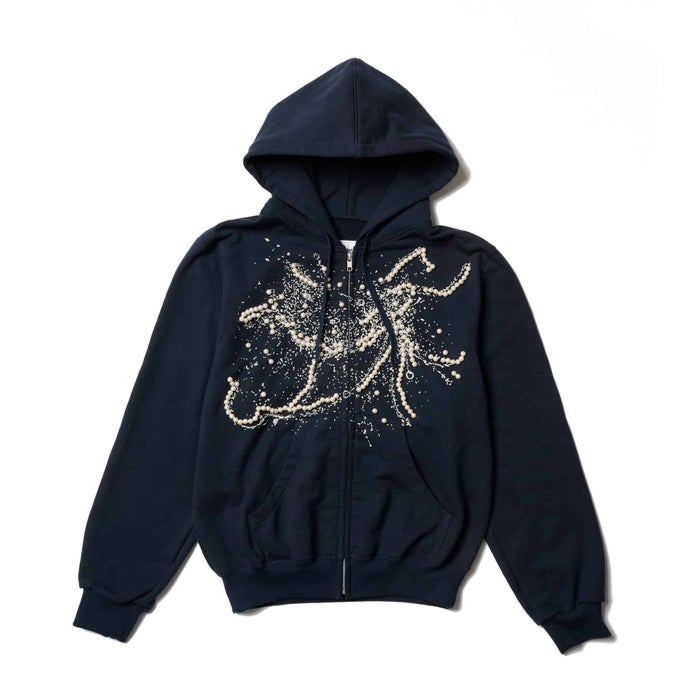 doublet(ダブレット)|BROKEN PEARL NECKLACE HOODIE|27SS57CS487