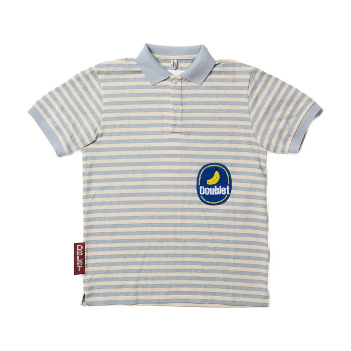 doublet(ダブレット)|BANANAxDENIM BORDER POLO SHIRT|27SS19CS472