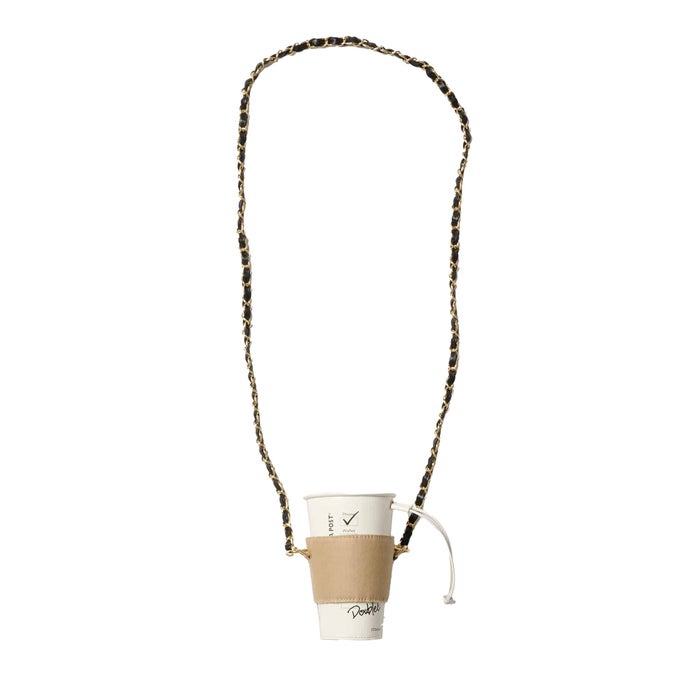 doublet(ダブレット)|LEATHER COFFEE CUP BAG|27SS78BG97