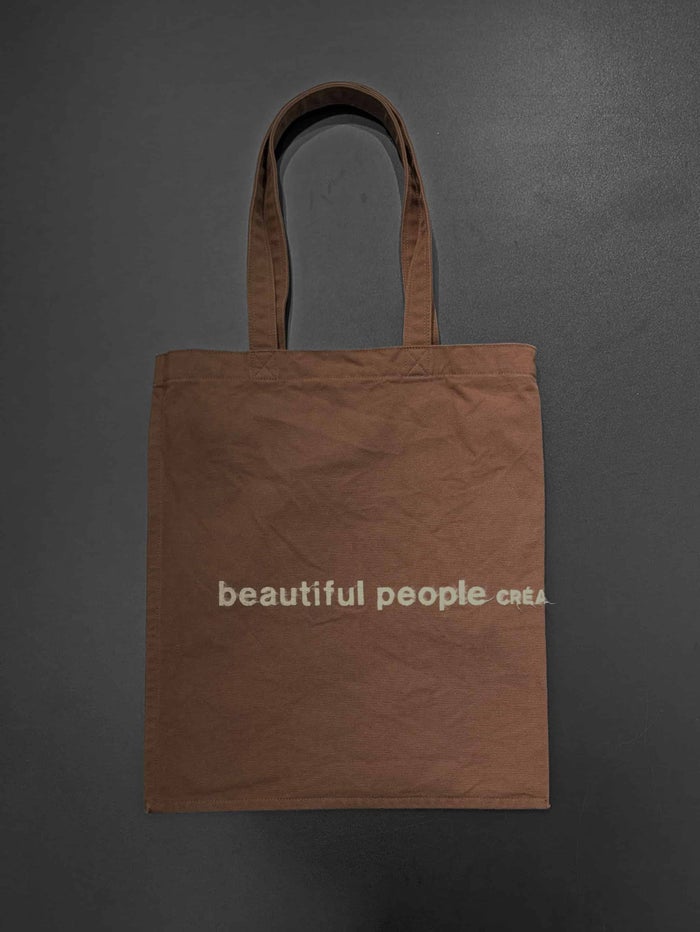 beautiful people(ビューティフルピープル)|brushed logo bag|1646611945