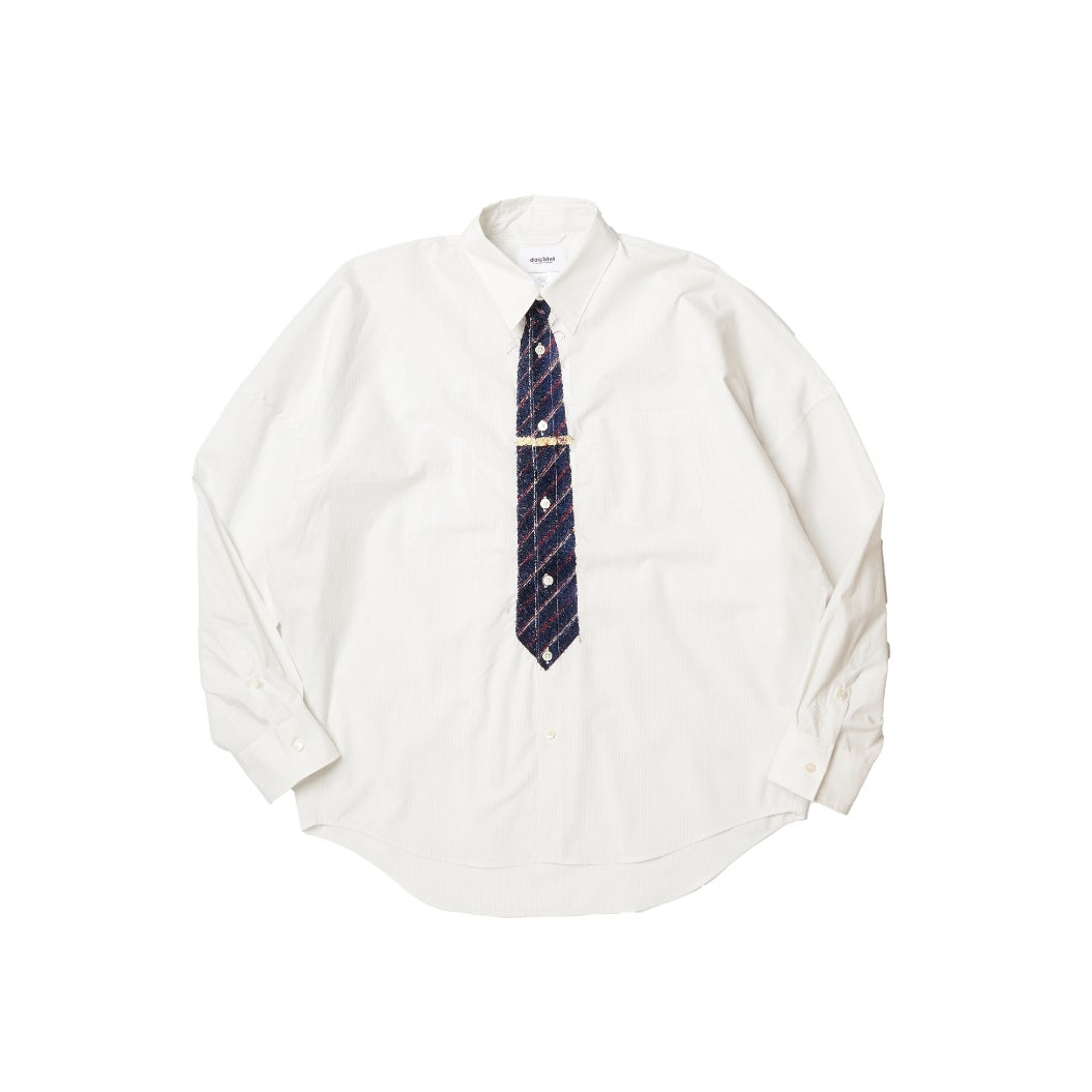 doublet（ダブレット）｜TROMPE L'OEIL TIE EMBROIDERY SHIRT