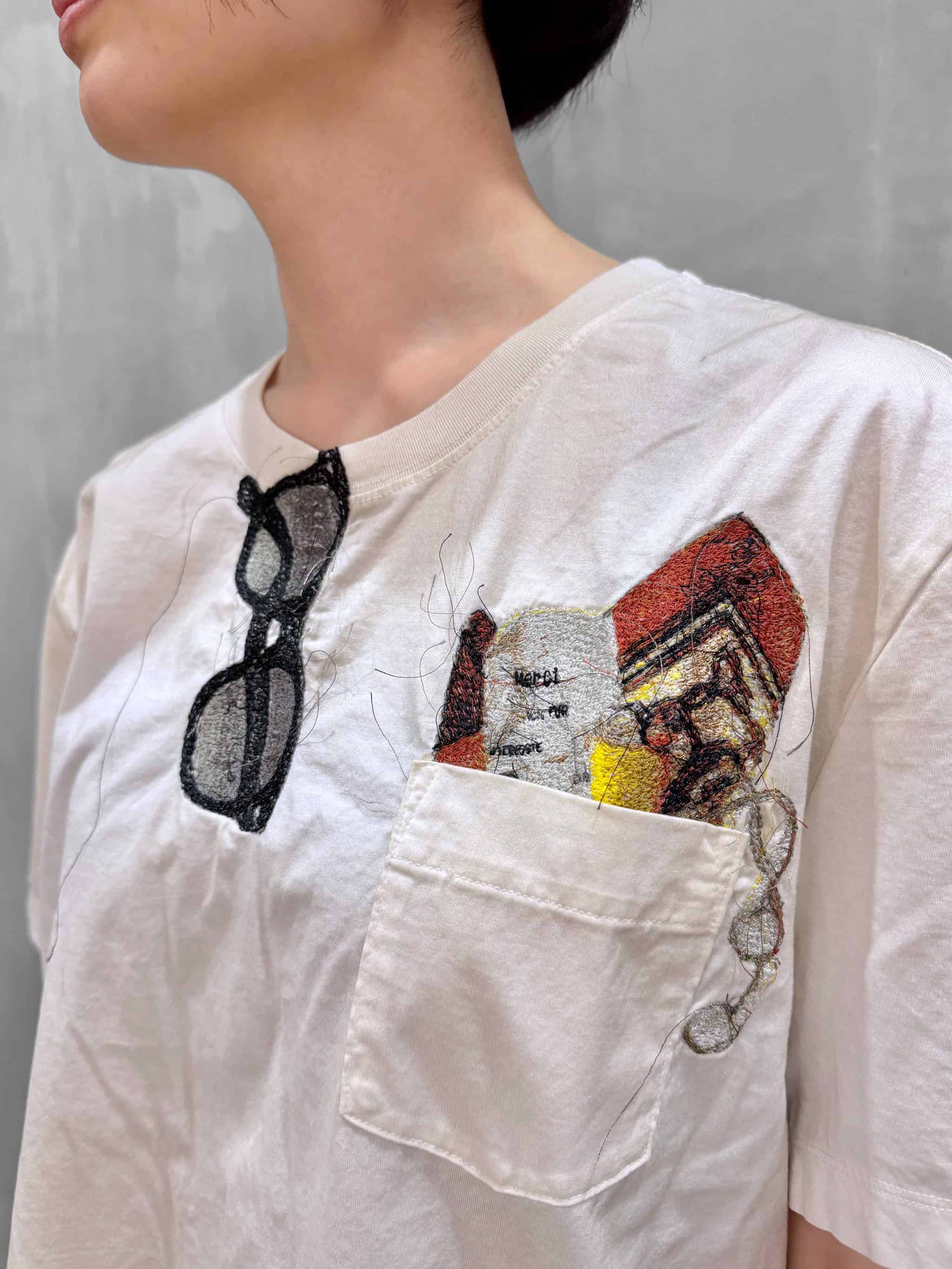 doublet（ダブレット）｜TROMPE L'OEIL EMBROIDERY T-SHIRT