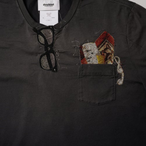 doublet（ダブレット）｜TROMPE L'OEIL EMBROIDERY T-SHIRT