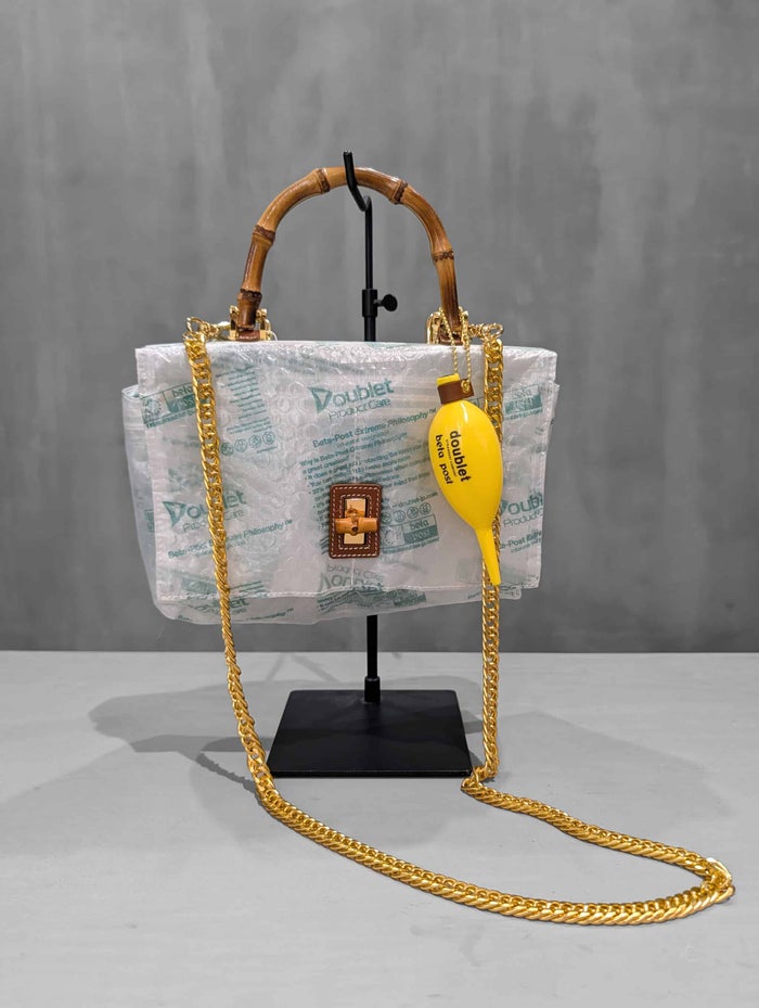 doublet(ダブレット)|AIR PILLOW BAMBOO HANDLE BAG|26AW75BG91