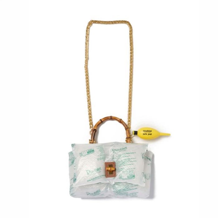 doublet(ダブレット)|AIR PILLOW BAMBOO HANDLE BAG|26AW75BG91