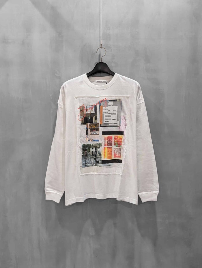 MARECHAL TERRE(マルシャルテル)|コラージュロングTシャツ|ZMT264CT302