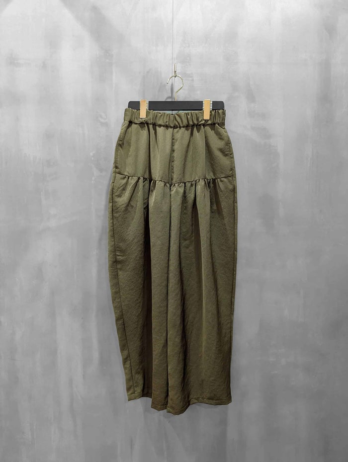 SIWALY fluid(シワリーフルイド)|Gather Wide Pants|526302