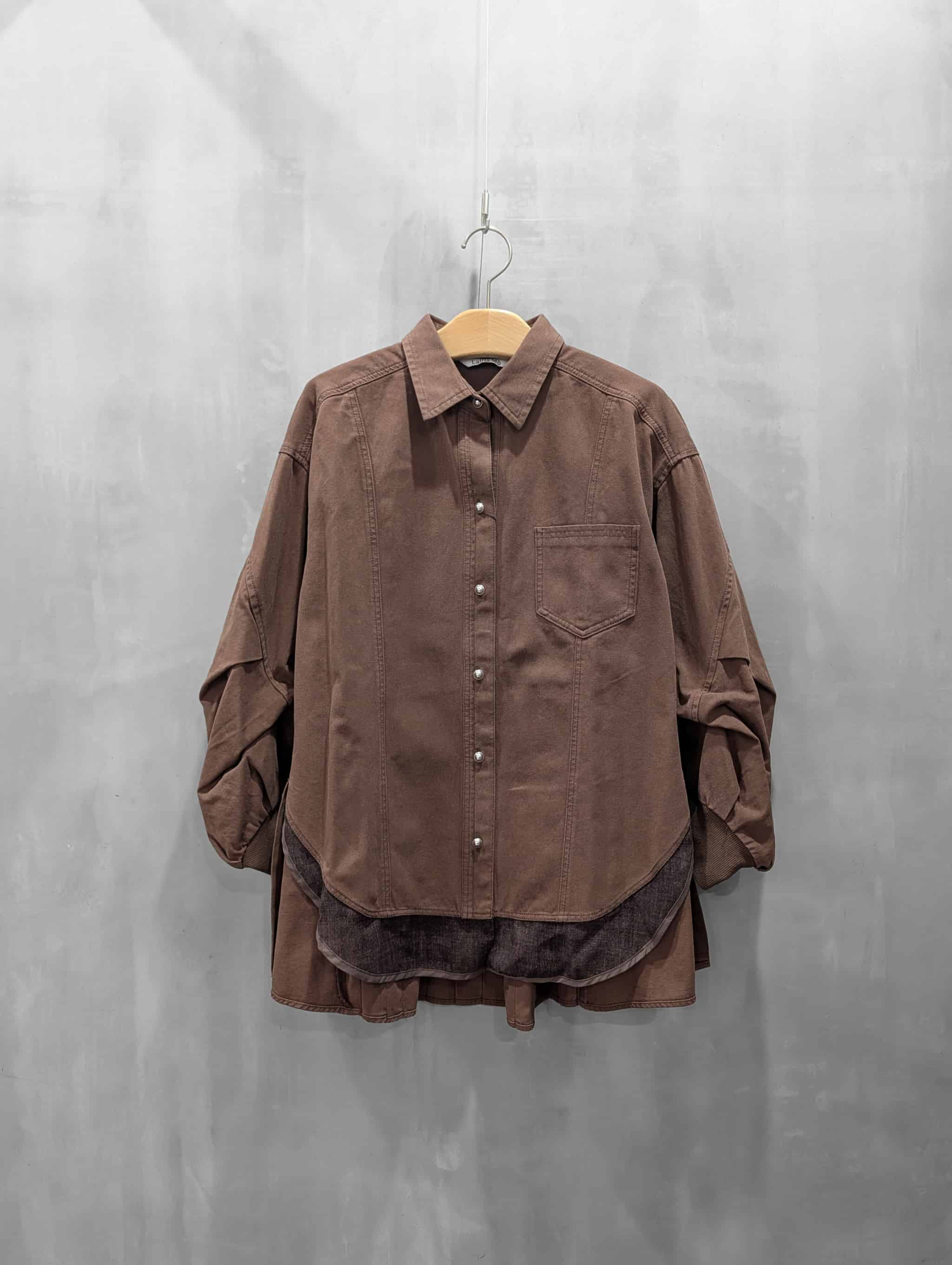 Lallia Mu（ラリア・ムー）｜2wayスリーブデニムシャツ｜2613670 | MFG