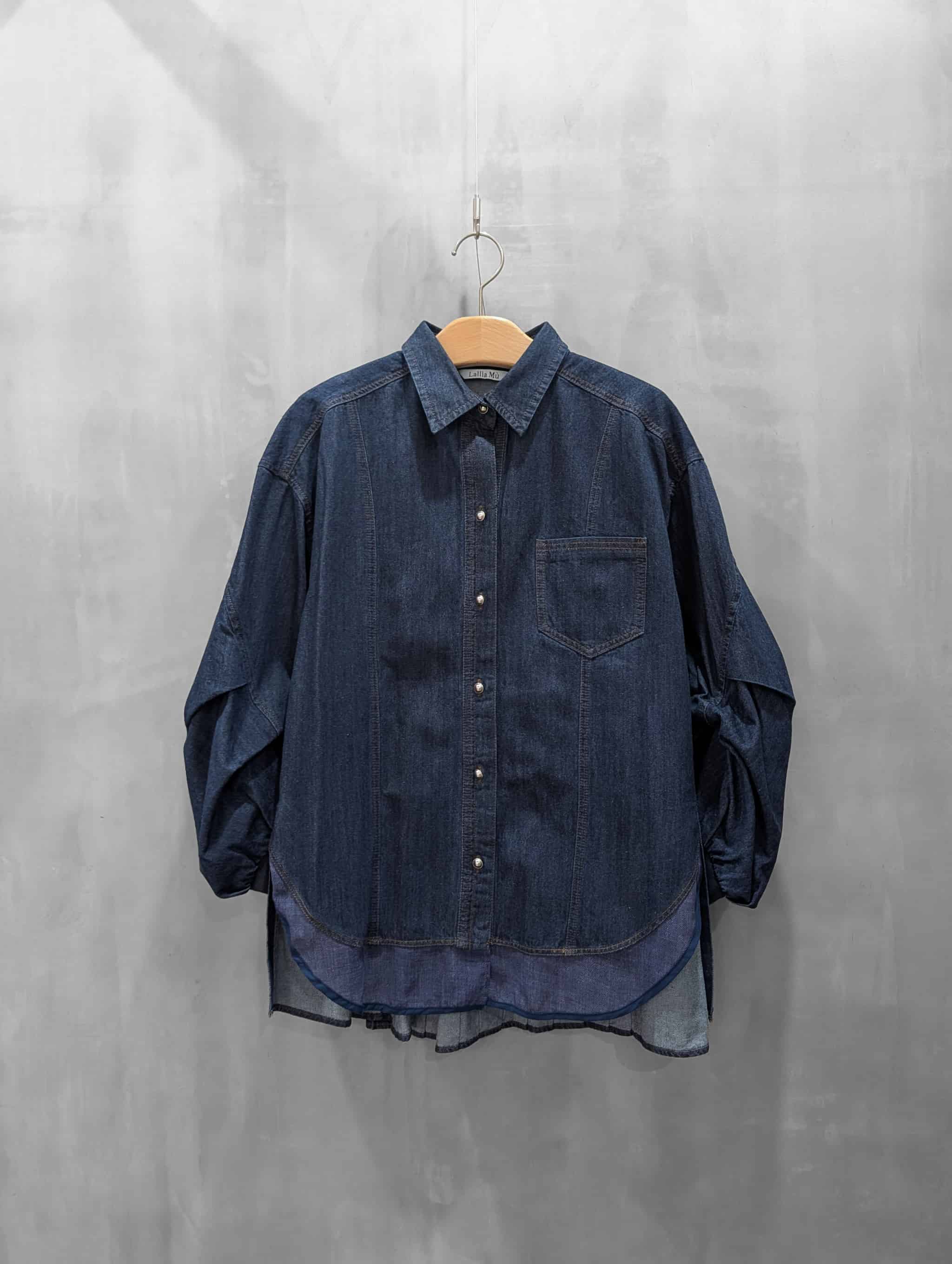 Lallia Mu（ラリア・ムー）｜2wayスリーブデニムシャツ｜2613670 | MFG