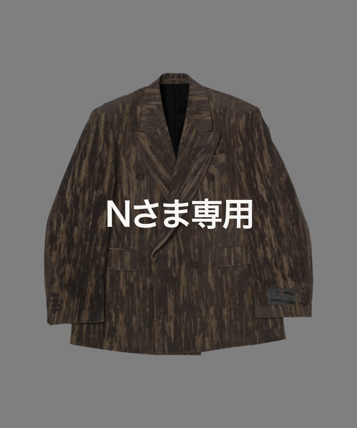 【N様専用】doublet(ダブレット)|DUST FLOCKY DOUBLE TAILORED JACKET|26AW02JK86