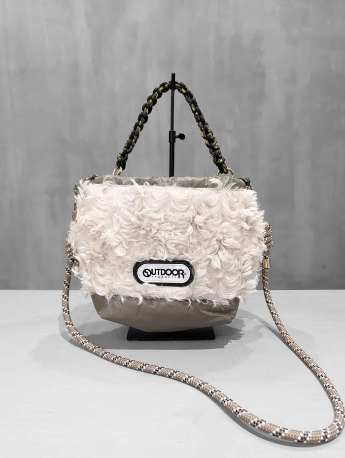 RISLEY(リズレー)|Reversible eco fur quilting bag|R2603-RFQ58