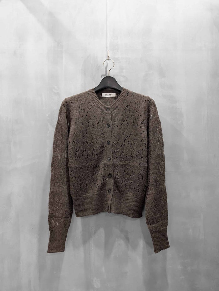 CEaRET(シーレット)|Sheer Mohair Knit Cardigan|263011