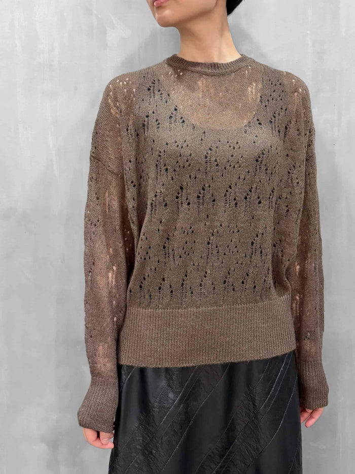 CEaRET(シーレット)|Sheer Mohair Knit Pullover|263012